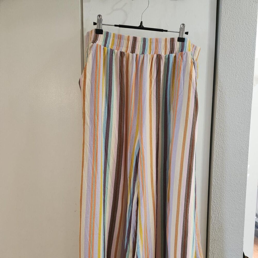 Seen Be Seen Women's Multi Trousers Sz 1X